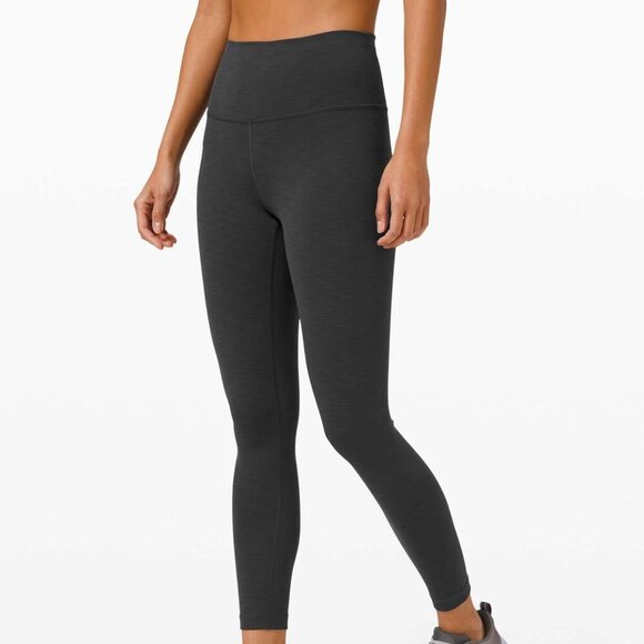Lululemon Wunder Train High-Rise Tight 25" - 8 Heathered Graphite Grey - Picture 1 of 8